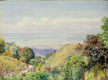 View over Kingston and Port Royal from Craighton, Jamaica