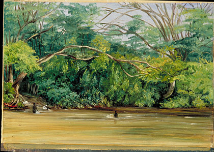 View of the Sandy River at Spanish Town, Jamaica